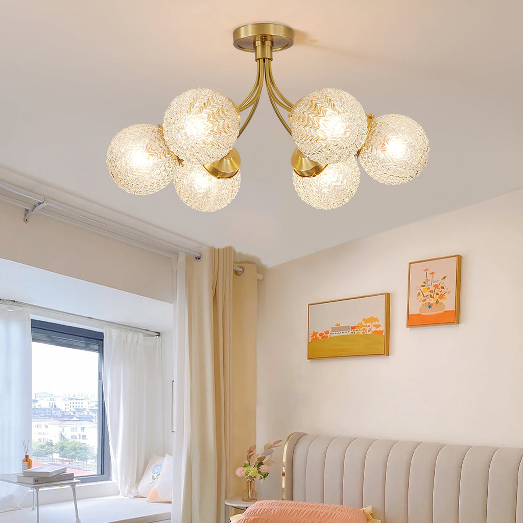 CHARLESTON VINTAGE GLASS HANGING LANTERN