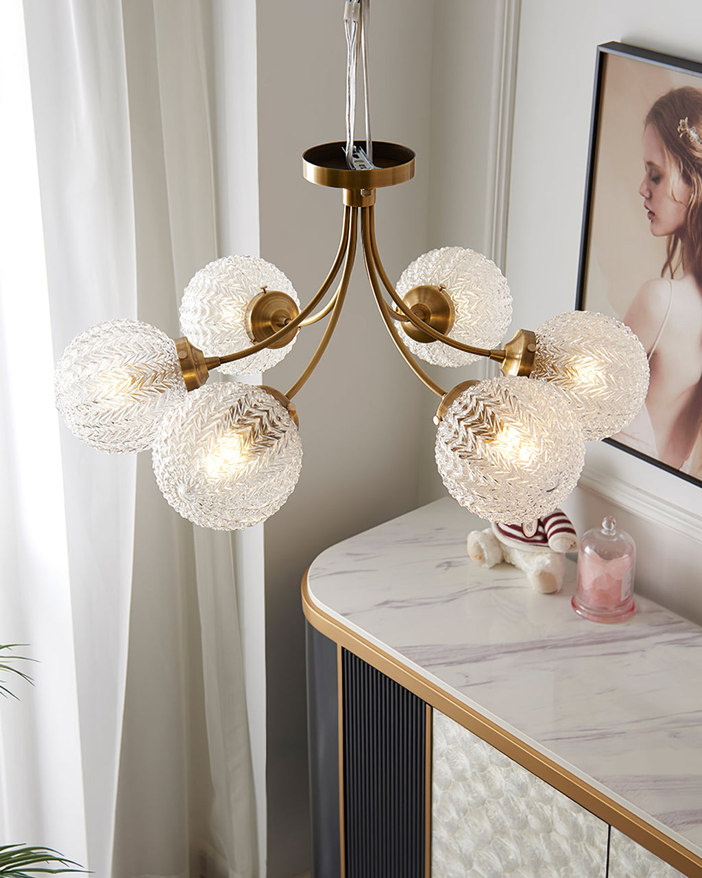 CHARLESTON VINTAGE GLASS HANGING LANTERN
