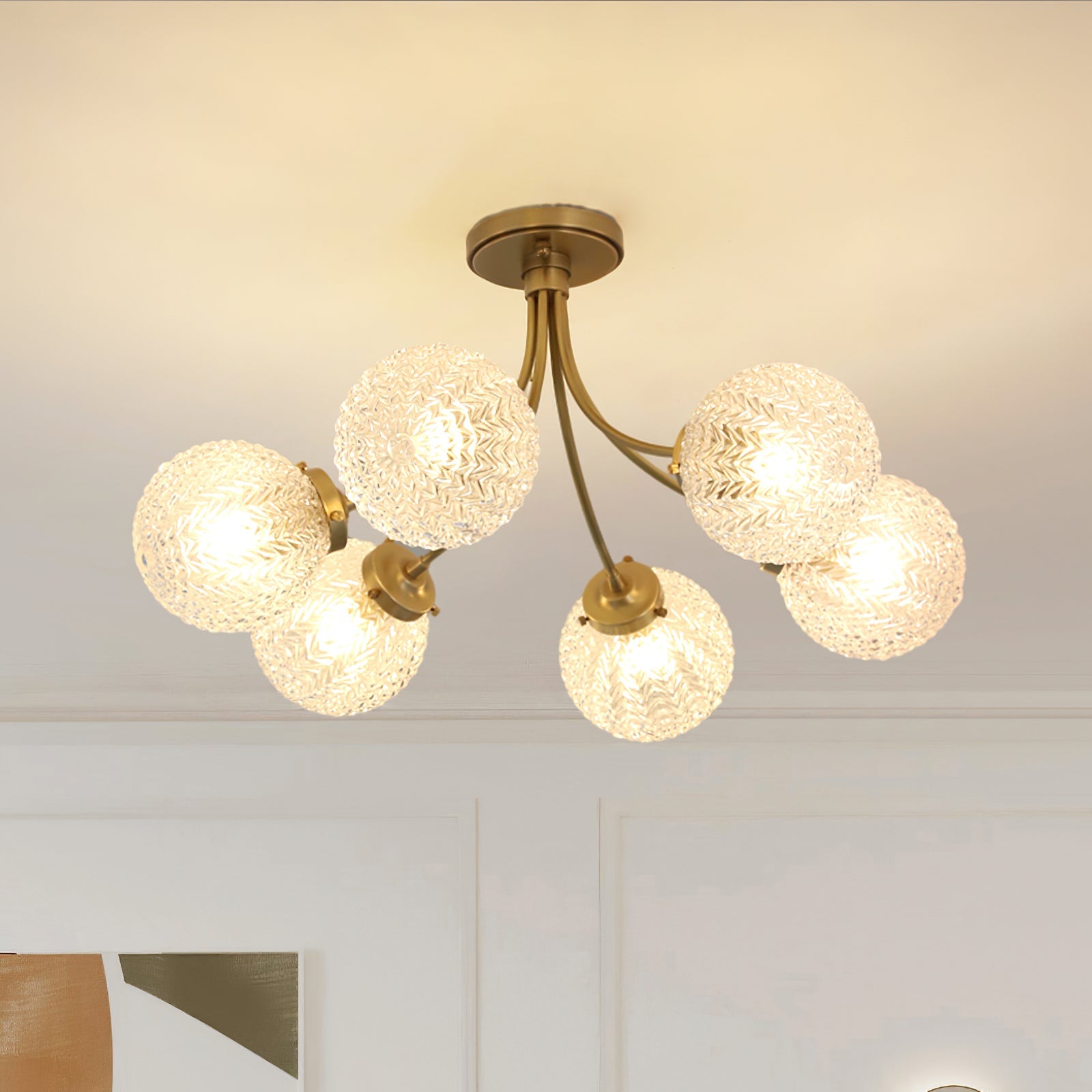 CHARLESTON VINTAGE GLASS HANGING LANTERN