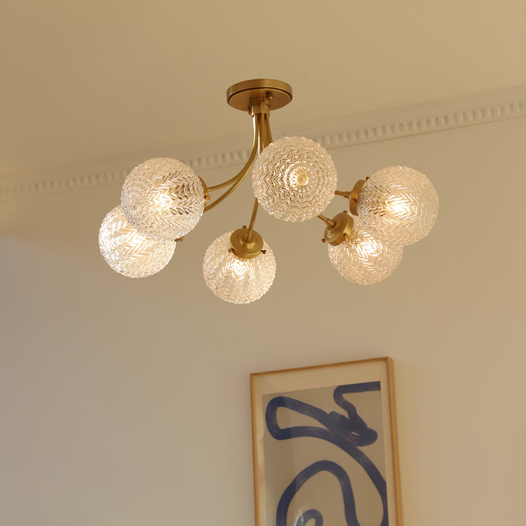 CHARLESTON VINTAGE GLASS HANGING LANTERN