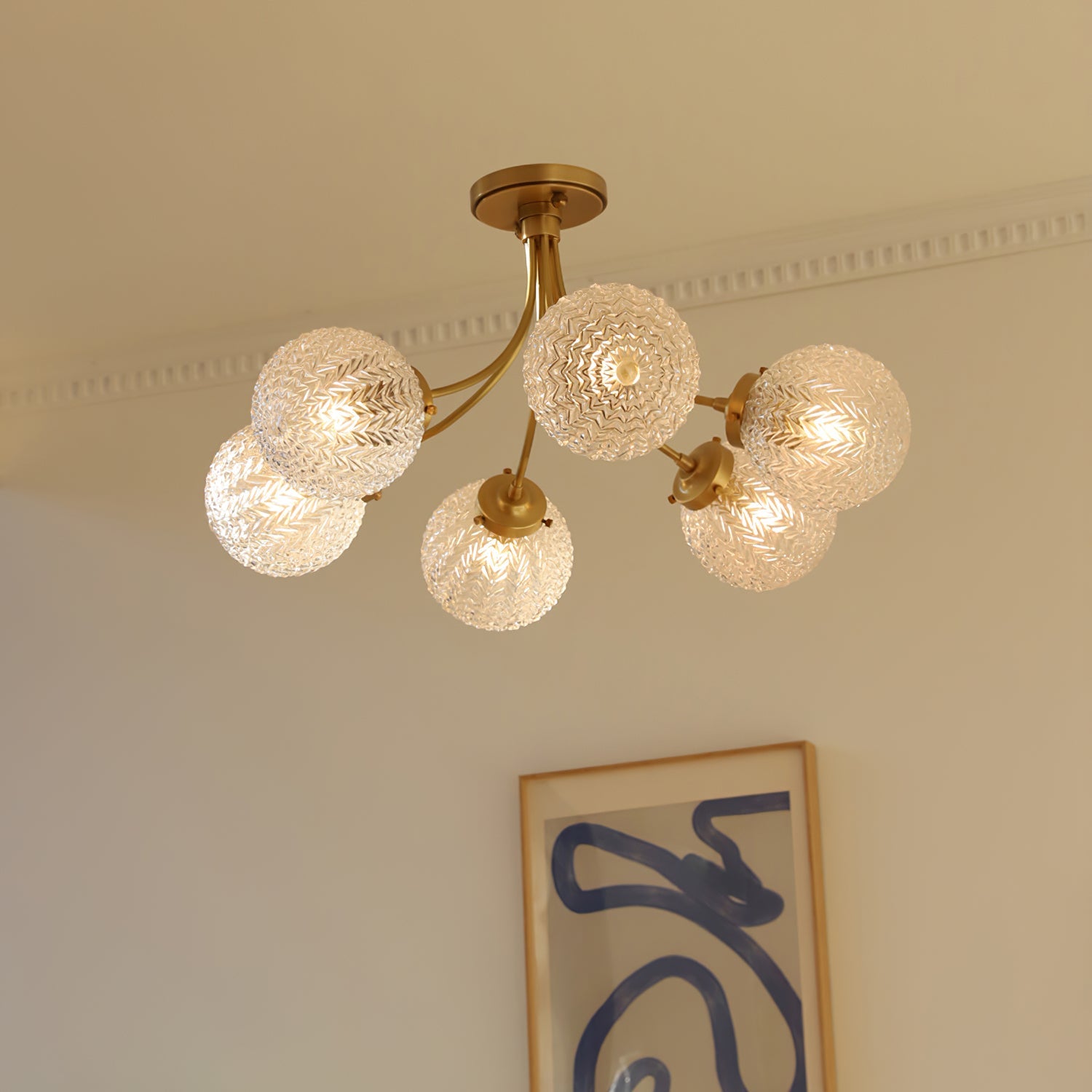 CHARLESTON VINTAGE GLASS HANGING LANTERN