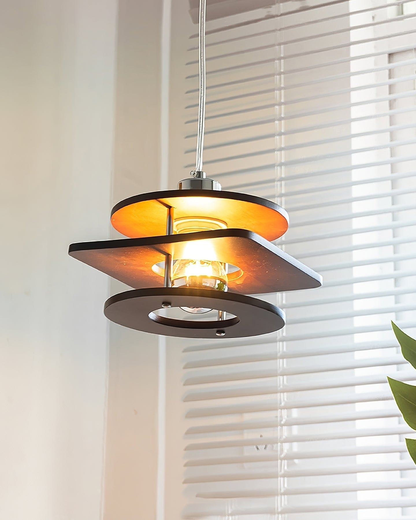 FENWICK WALNUT HANGING LANTERN