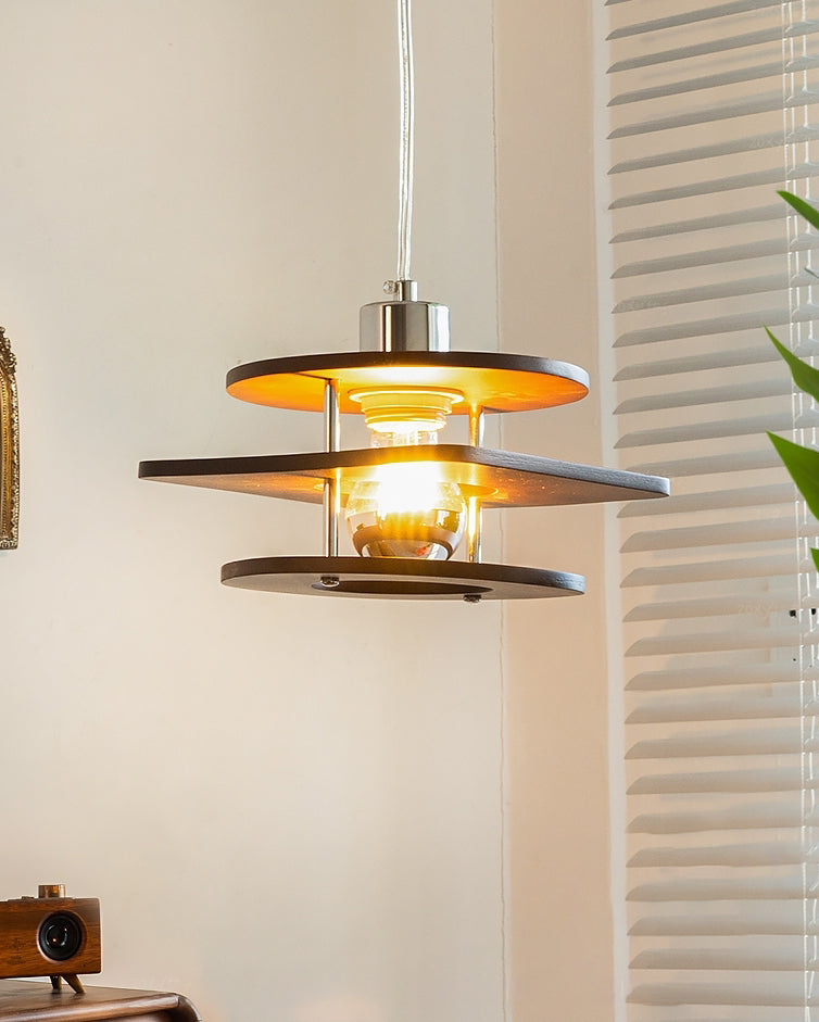 FENWICK WALNUT HANGING LANTERN