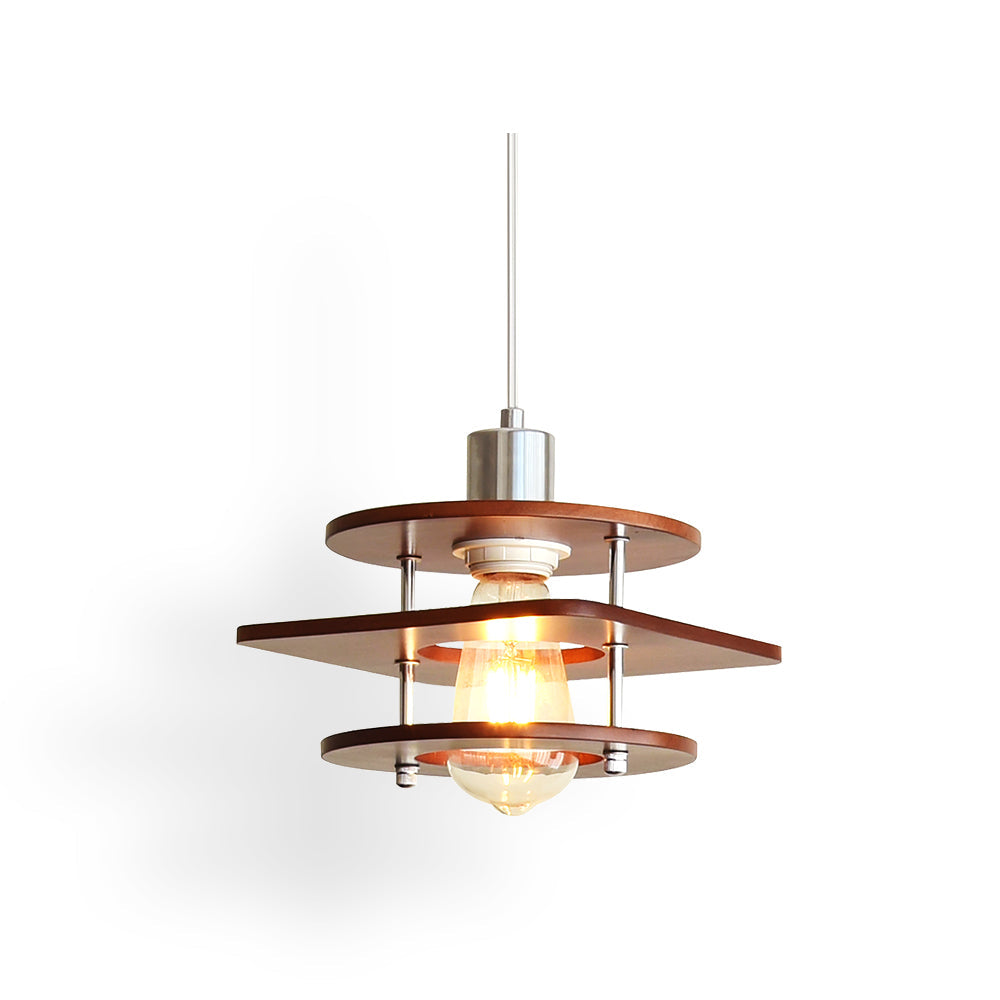 FENWICK WALNUT HANGING LANTERN