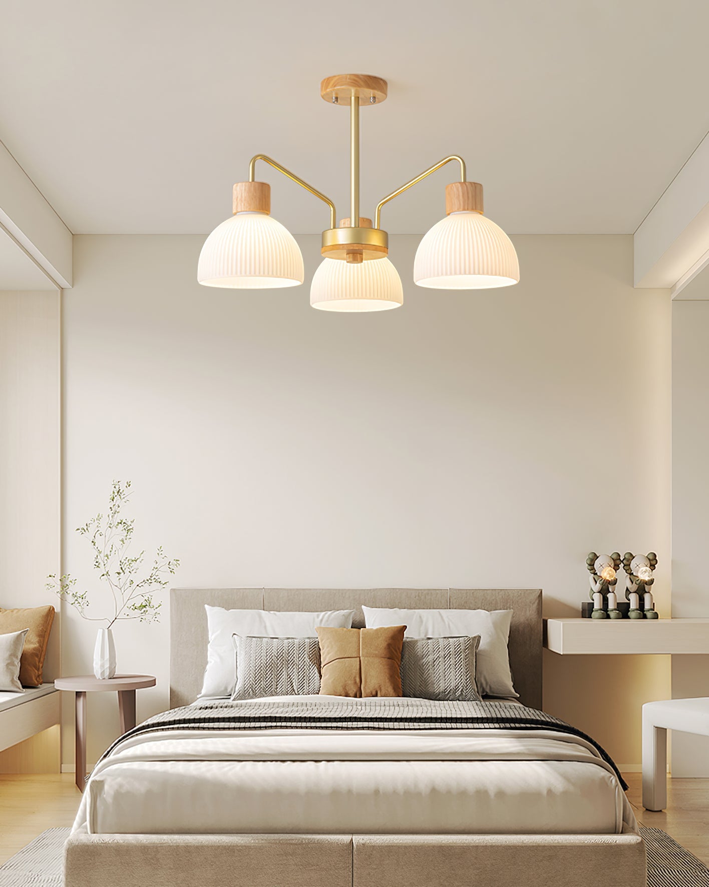 WINTHORPE RIBBED GLASS CEILING LANTERN