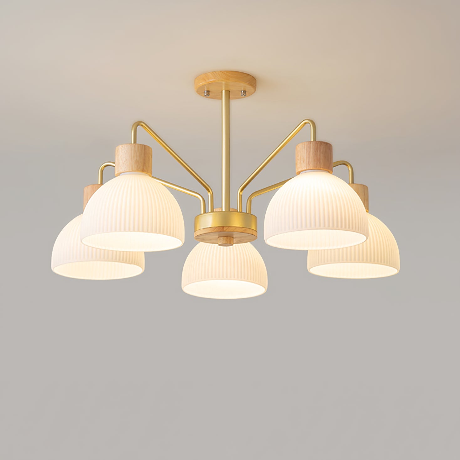 WINTHORPE RIBBED GLASS CEILING LANTERN