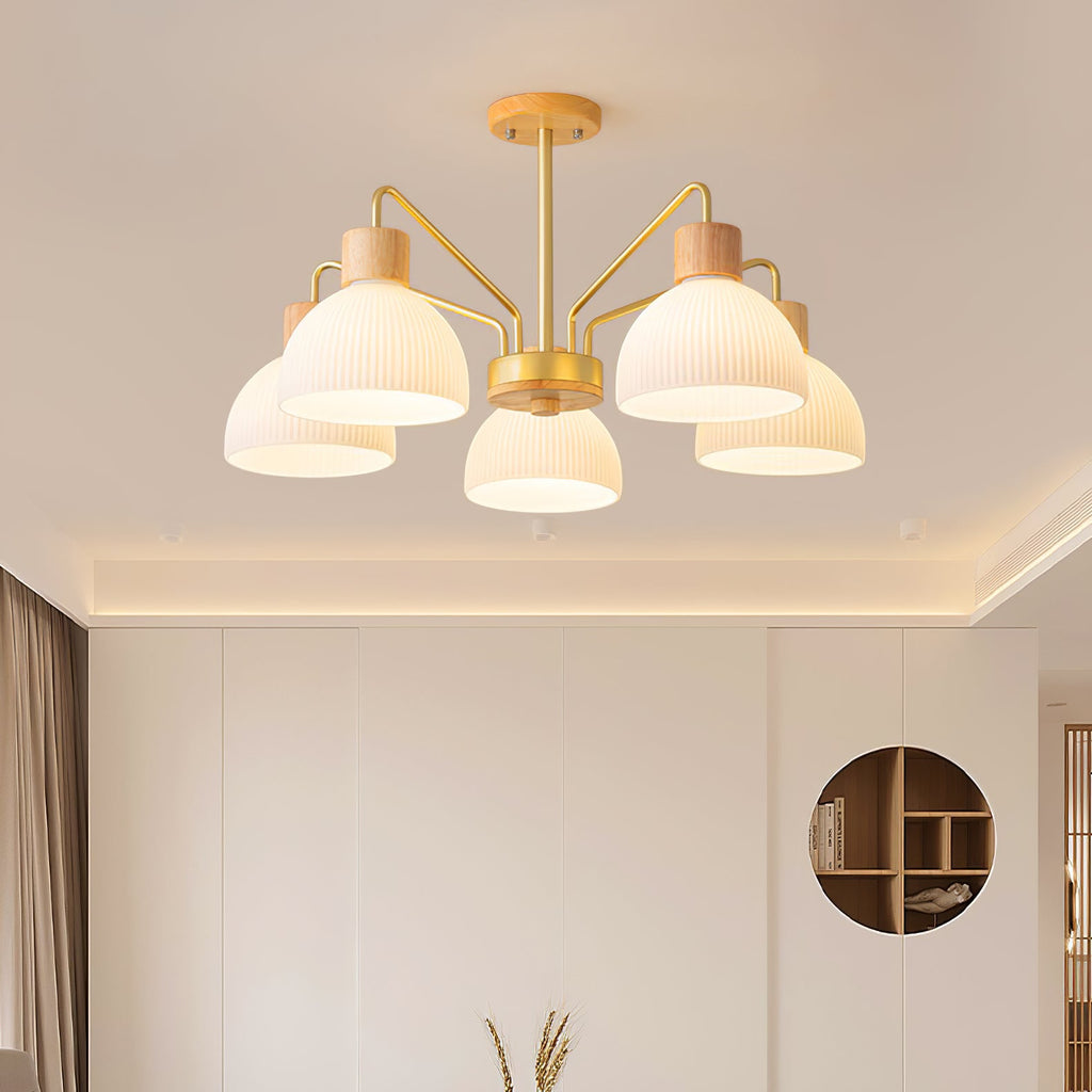WINTHORPE RIBBED GLASS CEILING LANTERN