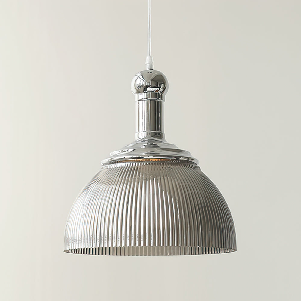 WINTHROP RIBBED METAL HANGING LANTERN