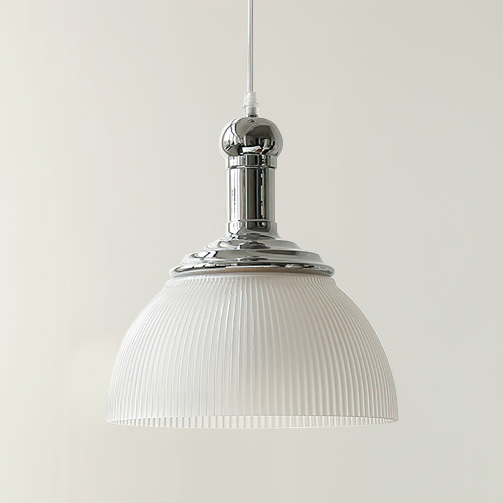 WINTHROP RIBBED METAL HANGING LANTERN