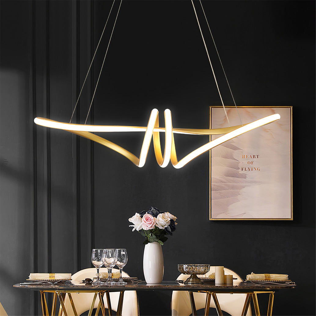 FLORENTINE SILK STRAND CEILING LUMINAIRE