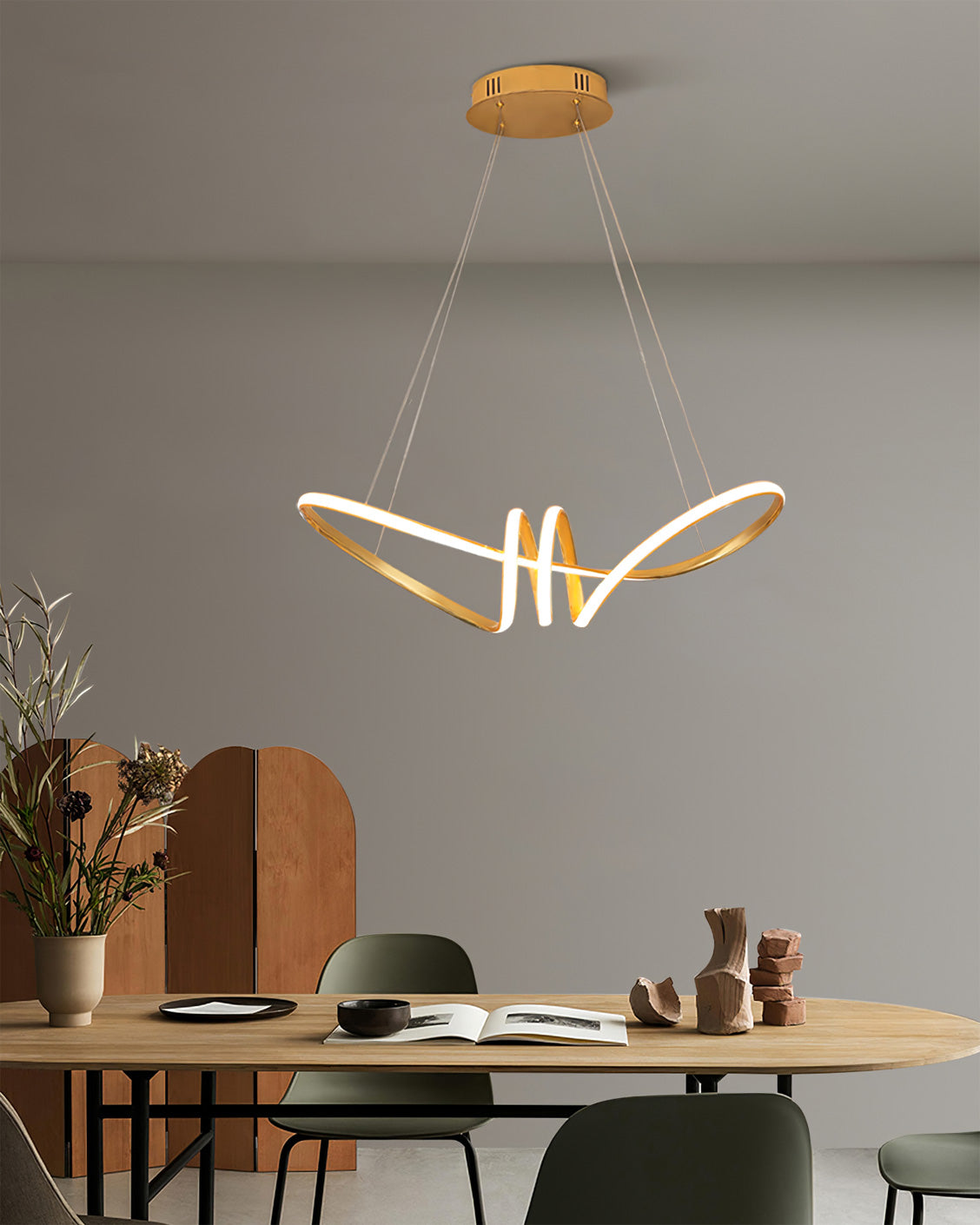 FLORENTINE SILK STRAND CEILING LUMINAIRE