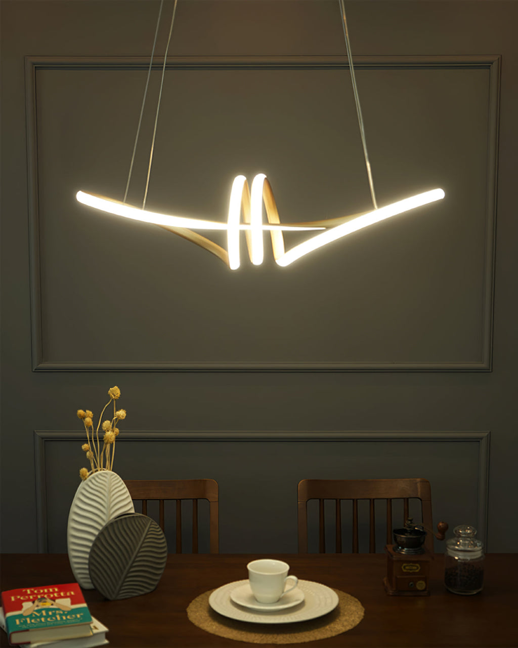 FLORENTINE SILK STRAND CEILING LUMINAIRE