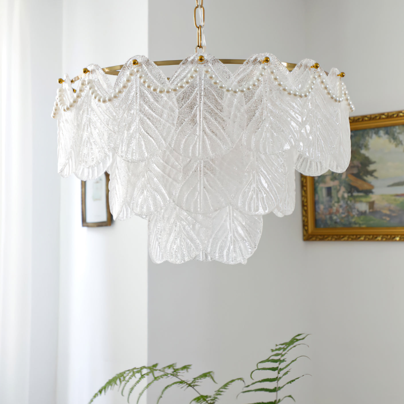 CLARIDGE ARTISAN GLASS HANGING LANTERN