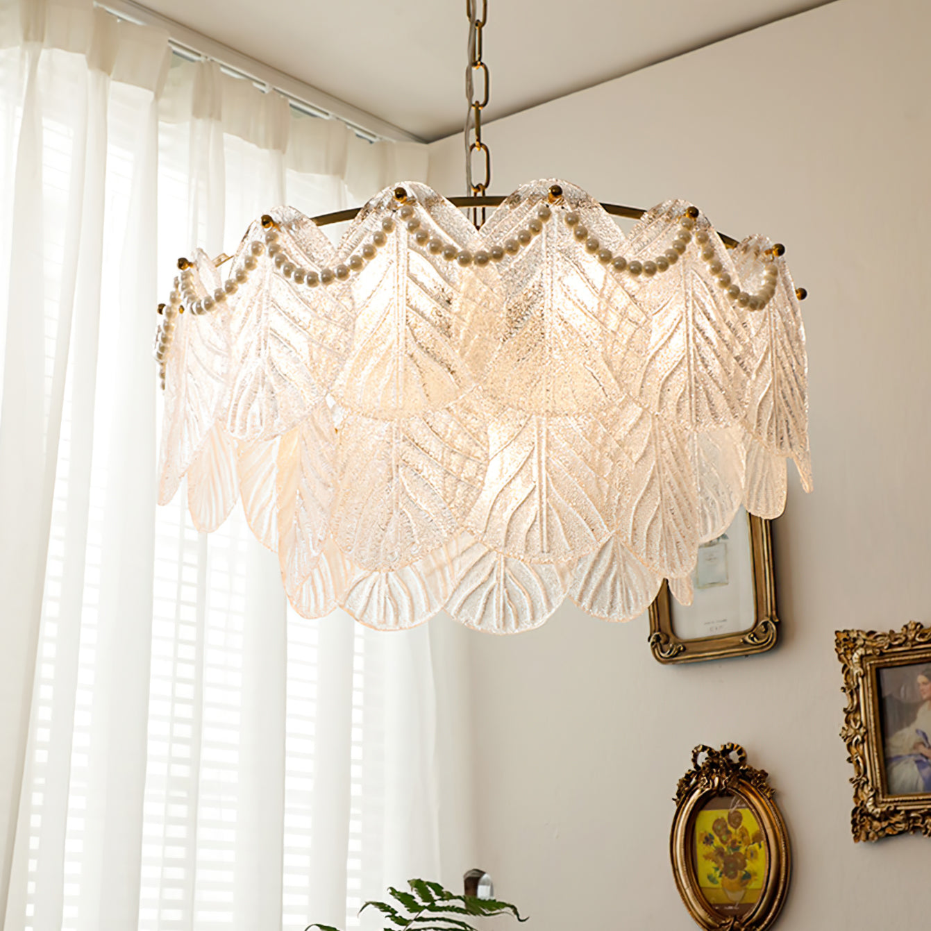 CLARIDGE ARTISAN GLASS HANGING LANTERN