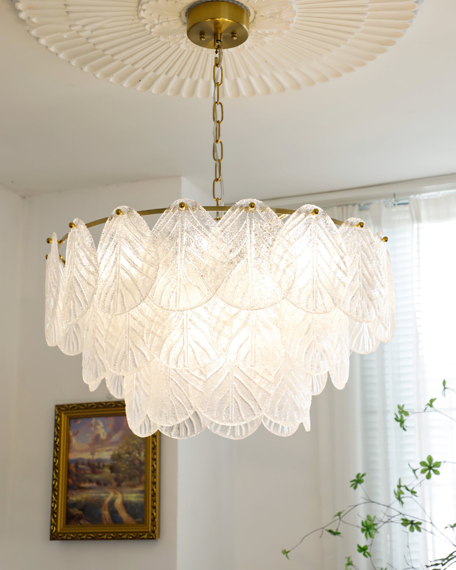 CLARIDGE ARTISAN GLASS HANGING LANTERN