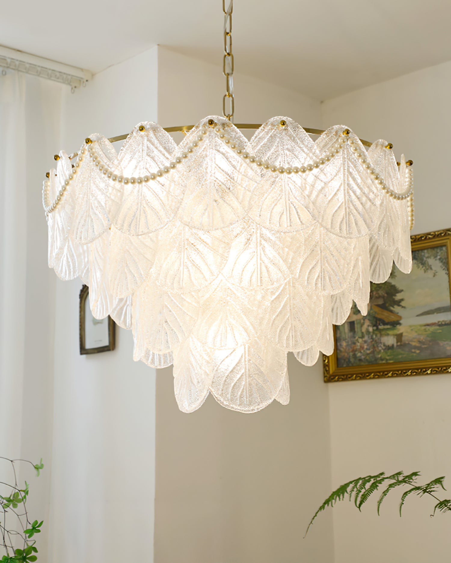 CLARIDGE ARTISAN GLASS HANGING LANTERN