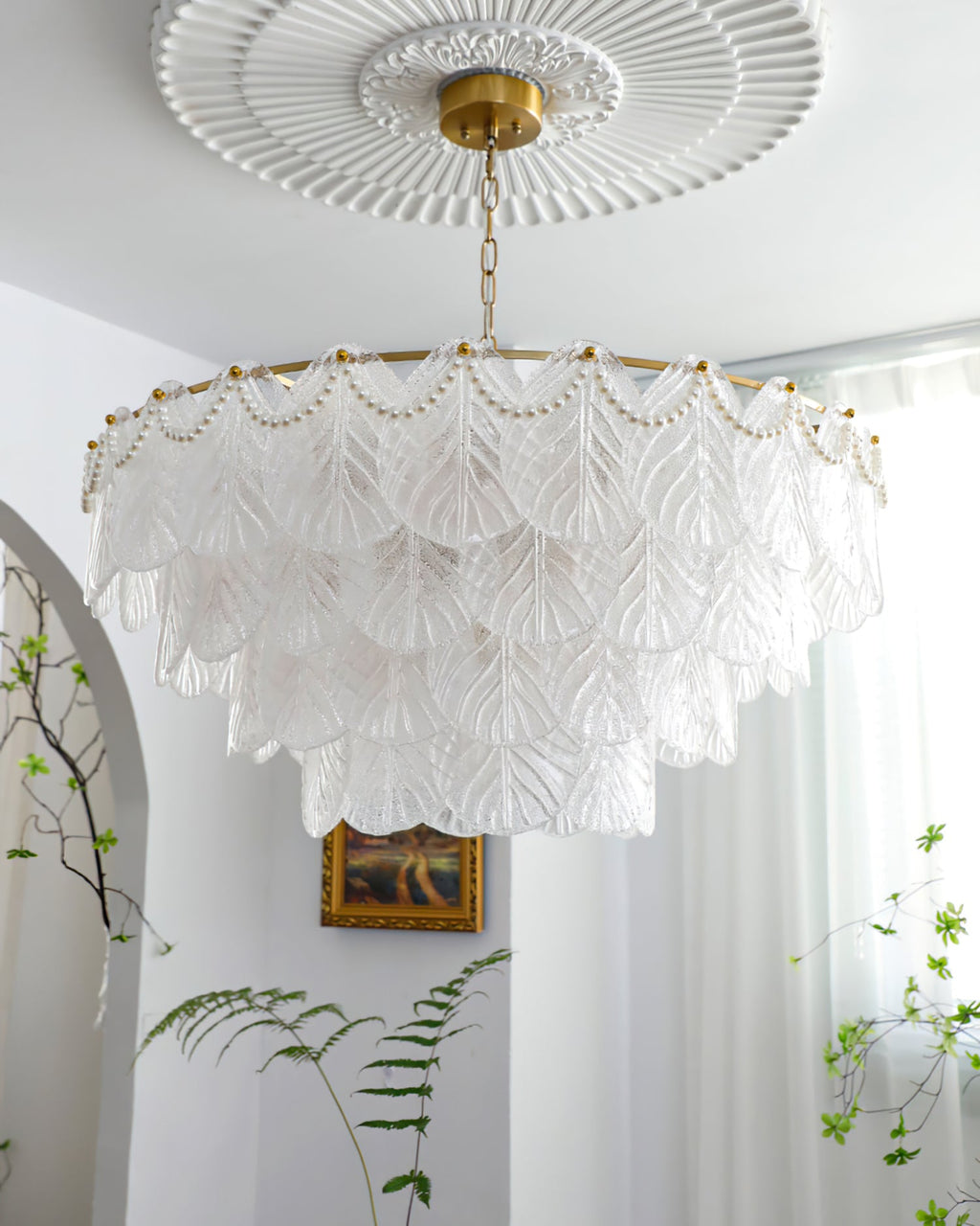 CLARIDGE ARTISAN GLASS HANGING LANTERN
