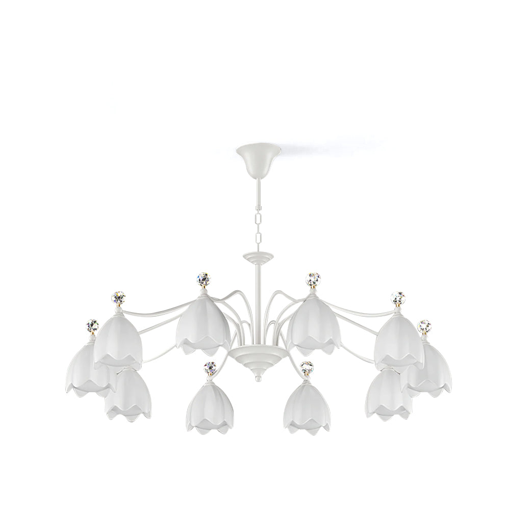 WINCHESTER CRYSTAL TEARDROP CHANDELIER