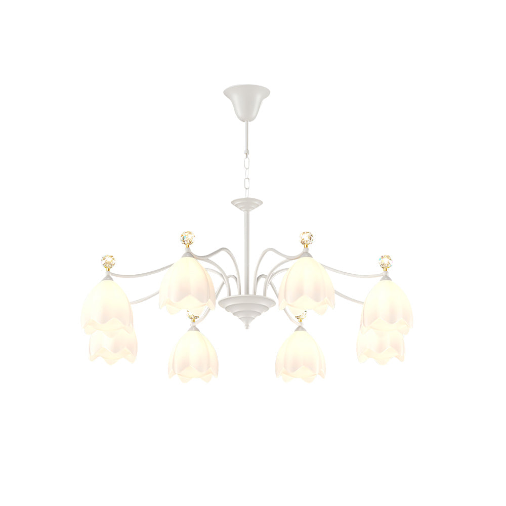 WINCHESTER CRYSTAL TEARDROP CHANDELIER