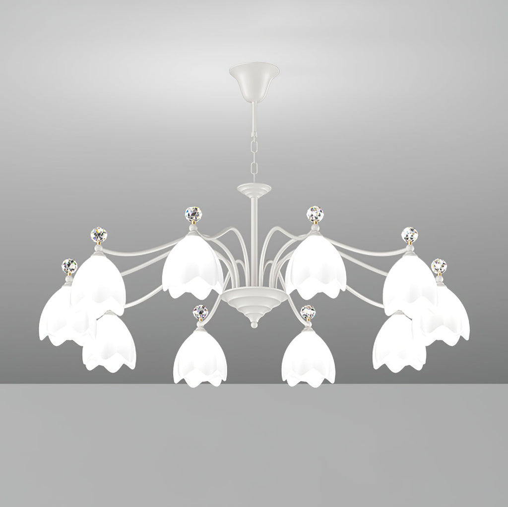 WINCHESTER CRYSTAL TEARDROP CHANDELIER