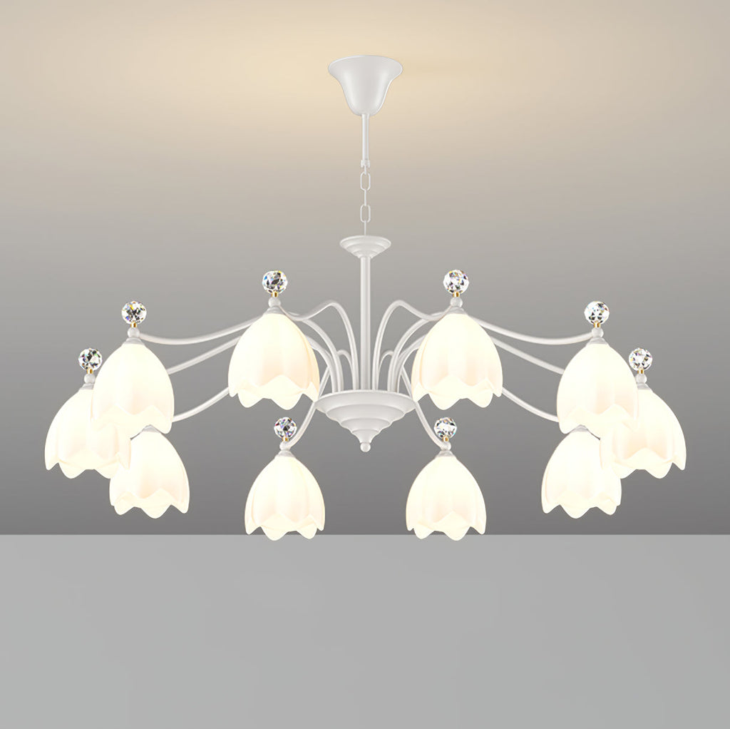 WINCHESTER CRYSTAL TEARDROP CHANDELIER