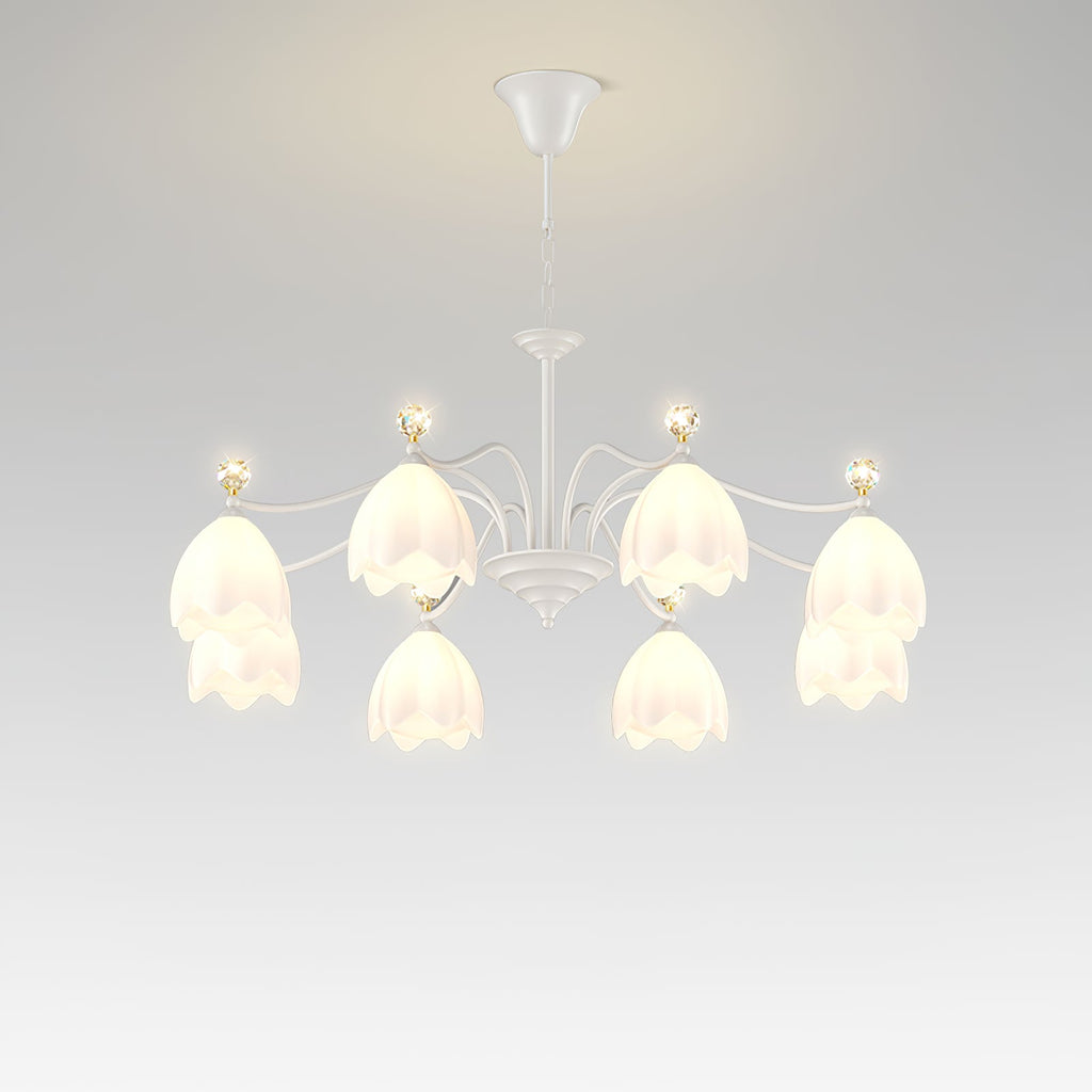 WINCHESTER CRYSTAL TEARDROP CHANDELIER