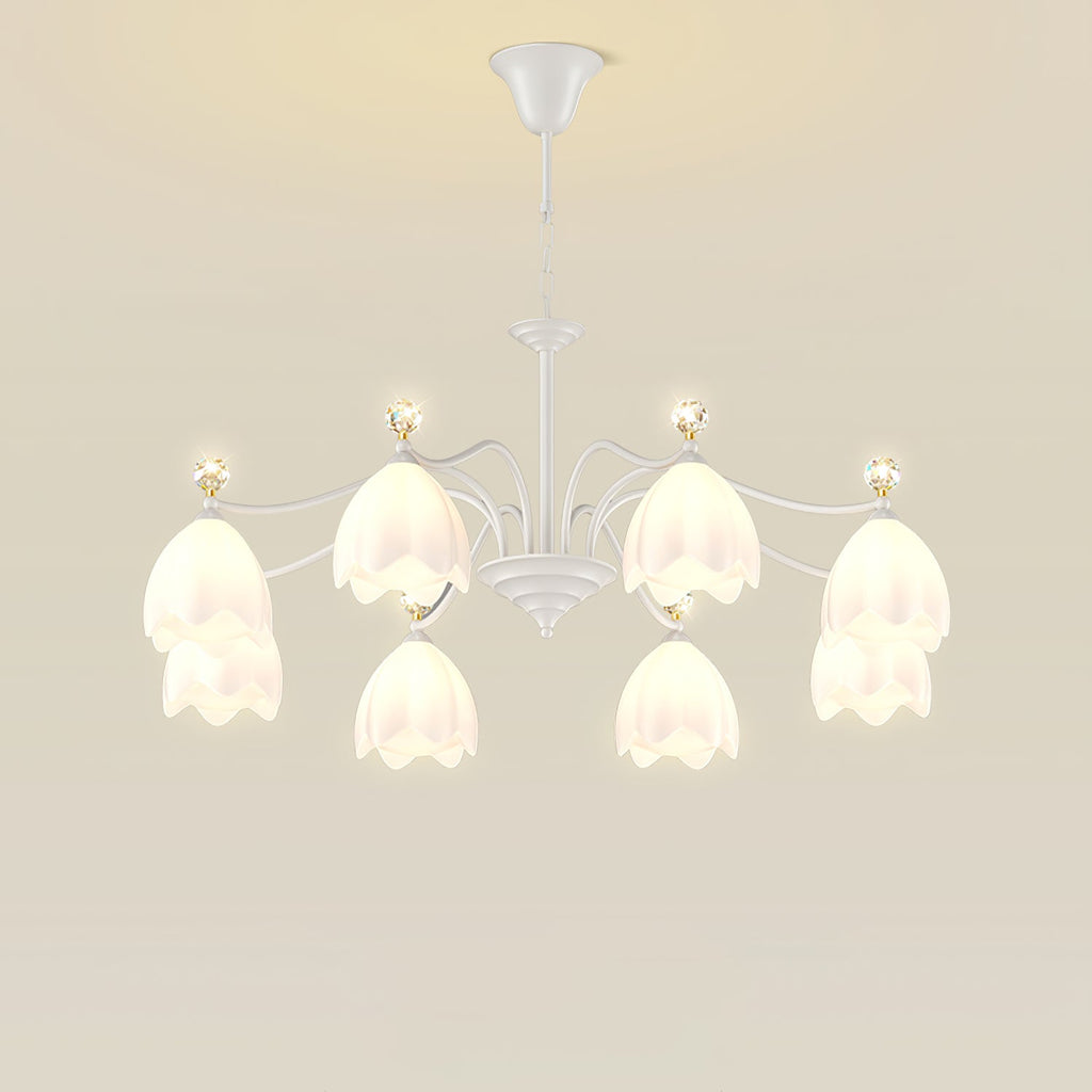 WINCHESTER CRYSTAL TEARDROP CHANDELIER