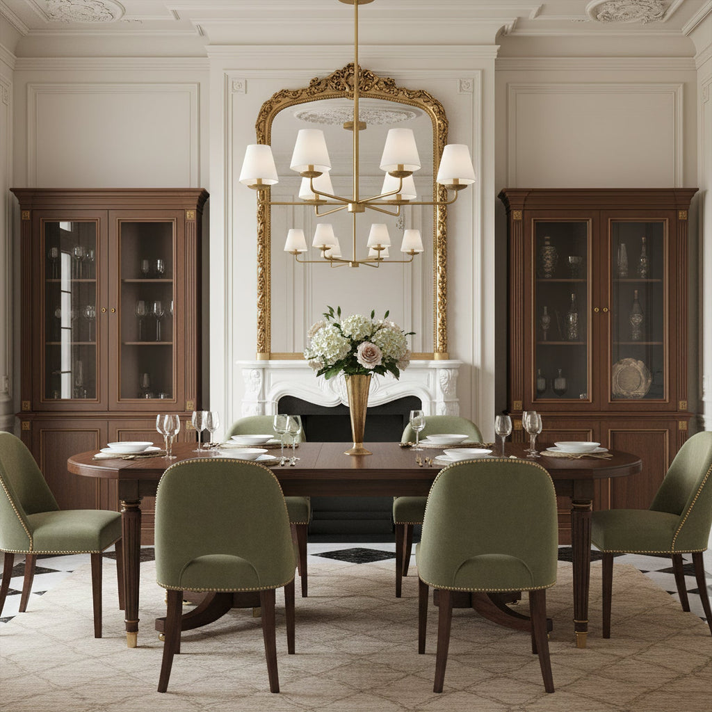VANDERBILT CRYSTAL DRAPED LUMINAIRE