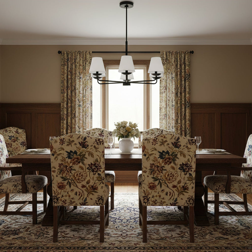 VANDERBILT CRYSTAL DRAPED LUMINAIRE