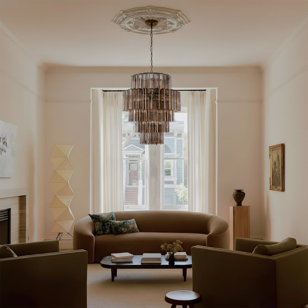 Chesterfield Crystal Cascade Pendant