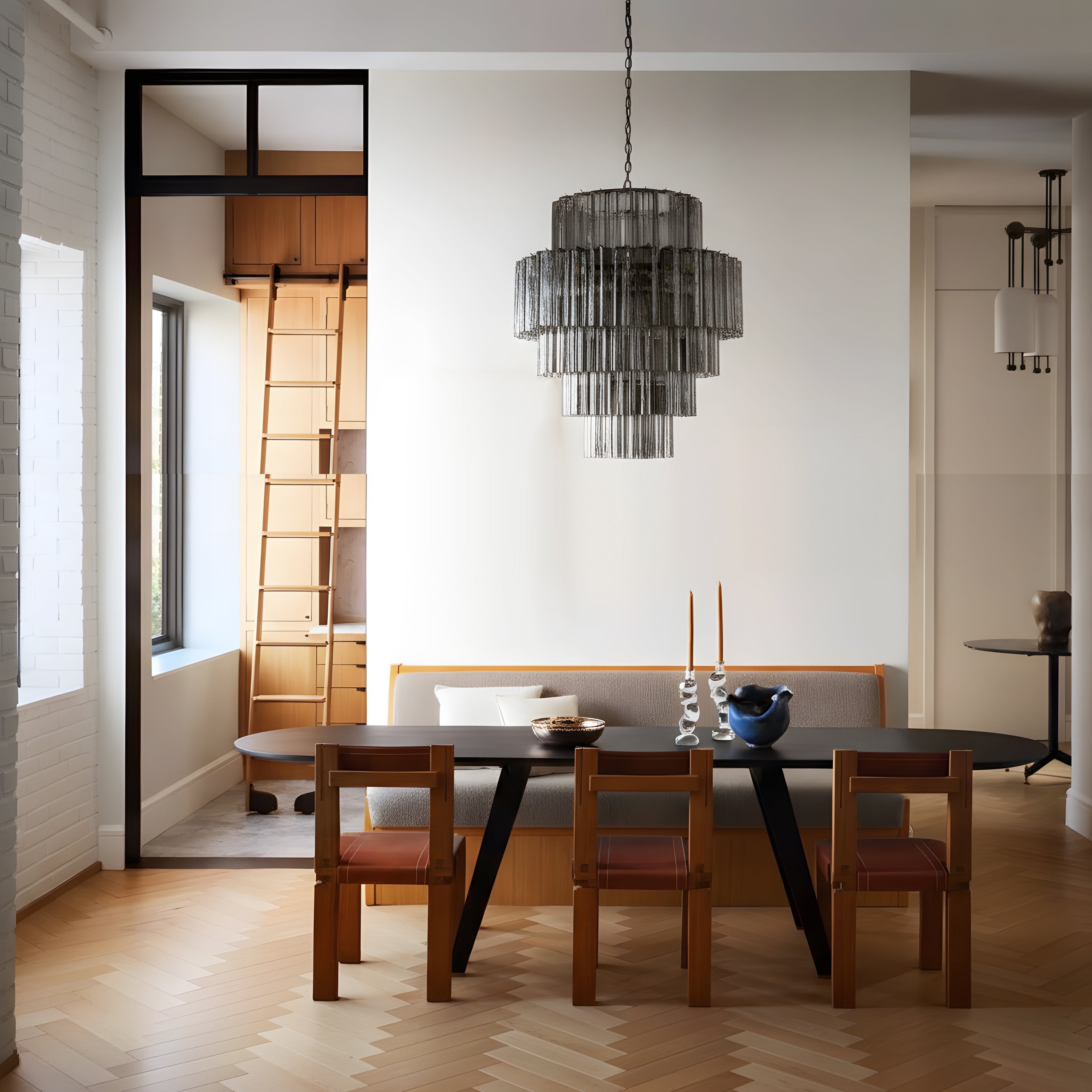Chesterfield Crystal Cascade Pendant