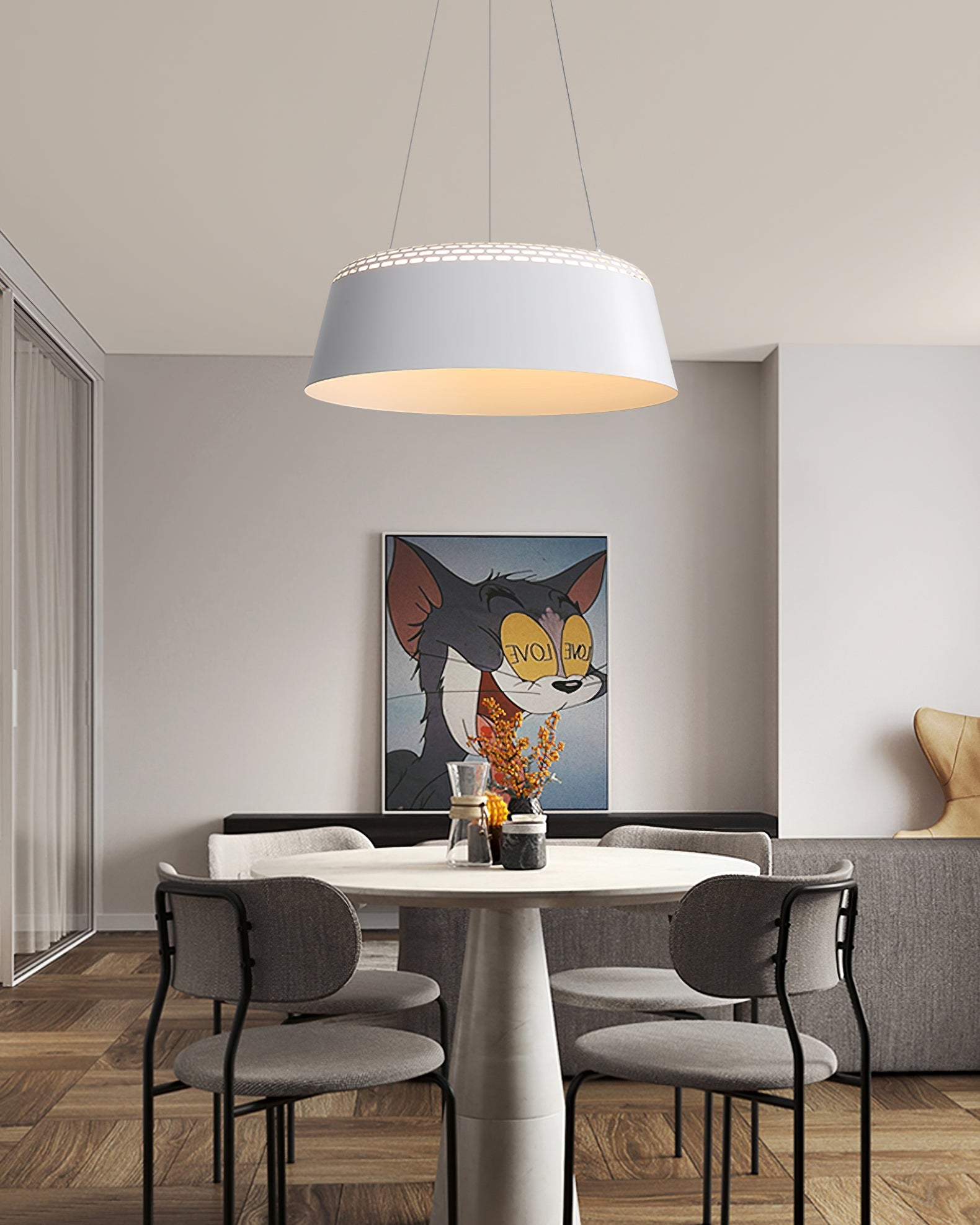 THISTLE CIRCLE HANGING ILLUMINATOR
