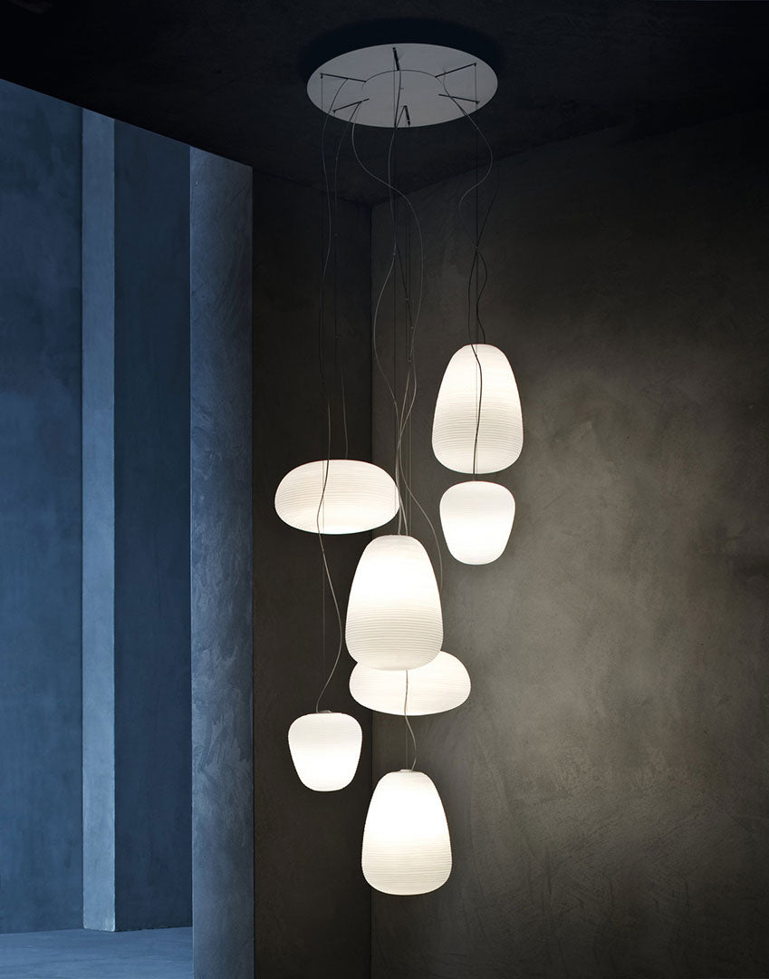 ELDERWOOD FROSTED CRYSTAL HANGING LANTERN