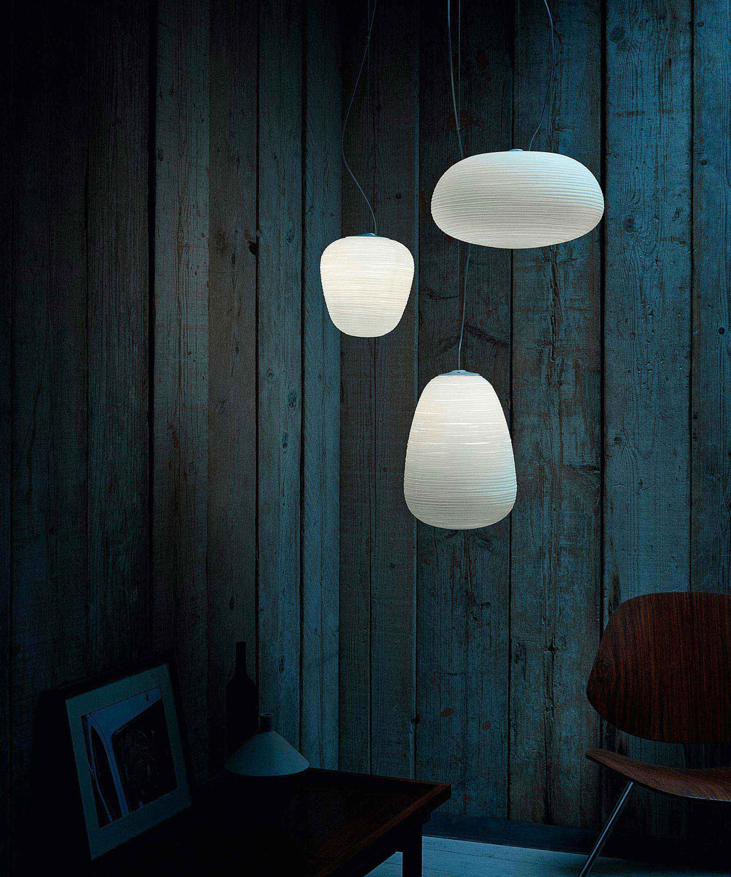 ELDERWOOD FROSTED CRYSTAL HANGING LANTERN