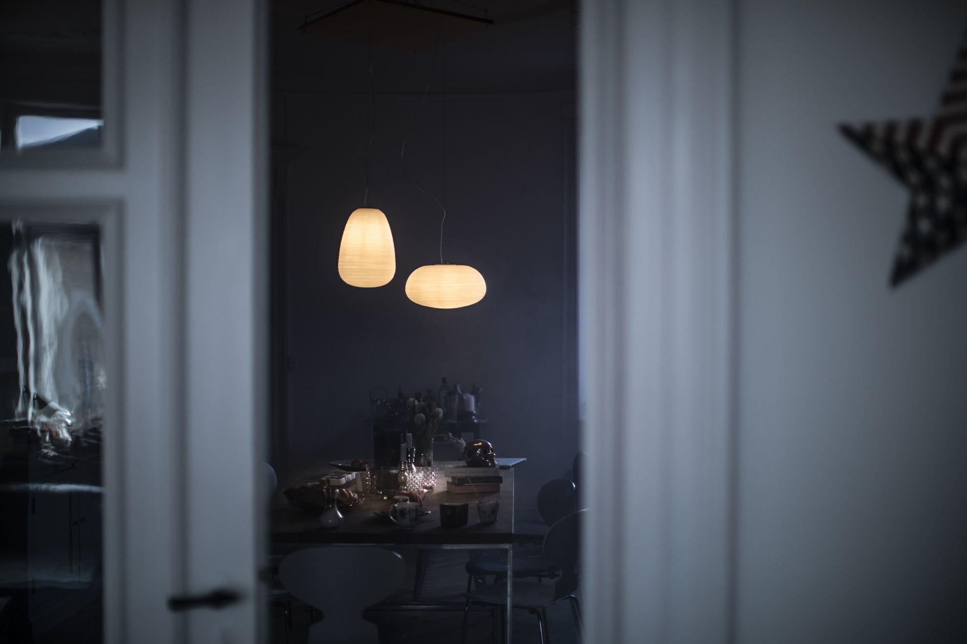 ELDERWOOD FROSTED CRYSTAL HANGING LANTERN