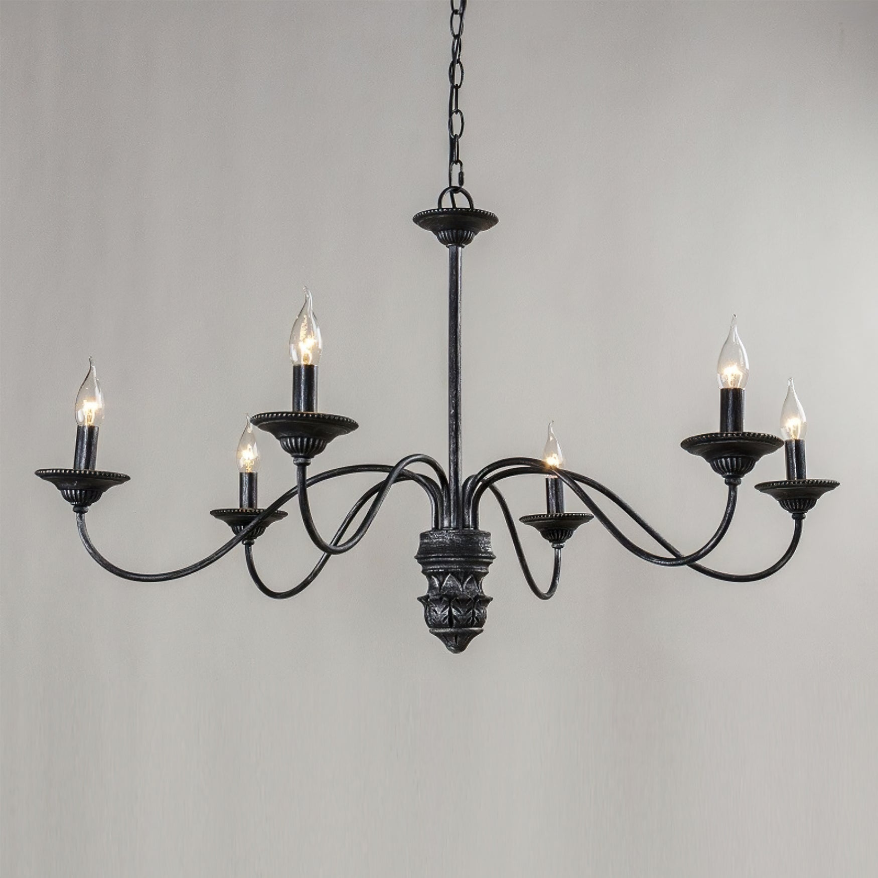 RAVENSCROFT CRYSTAL ORB CHANDELIER