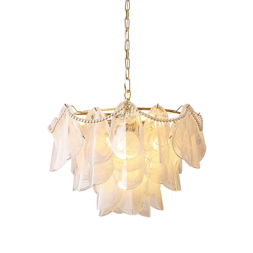 Camden Crystal Cascade Light Fixture