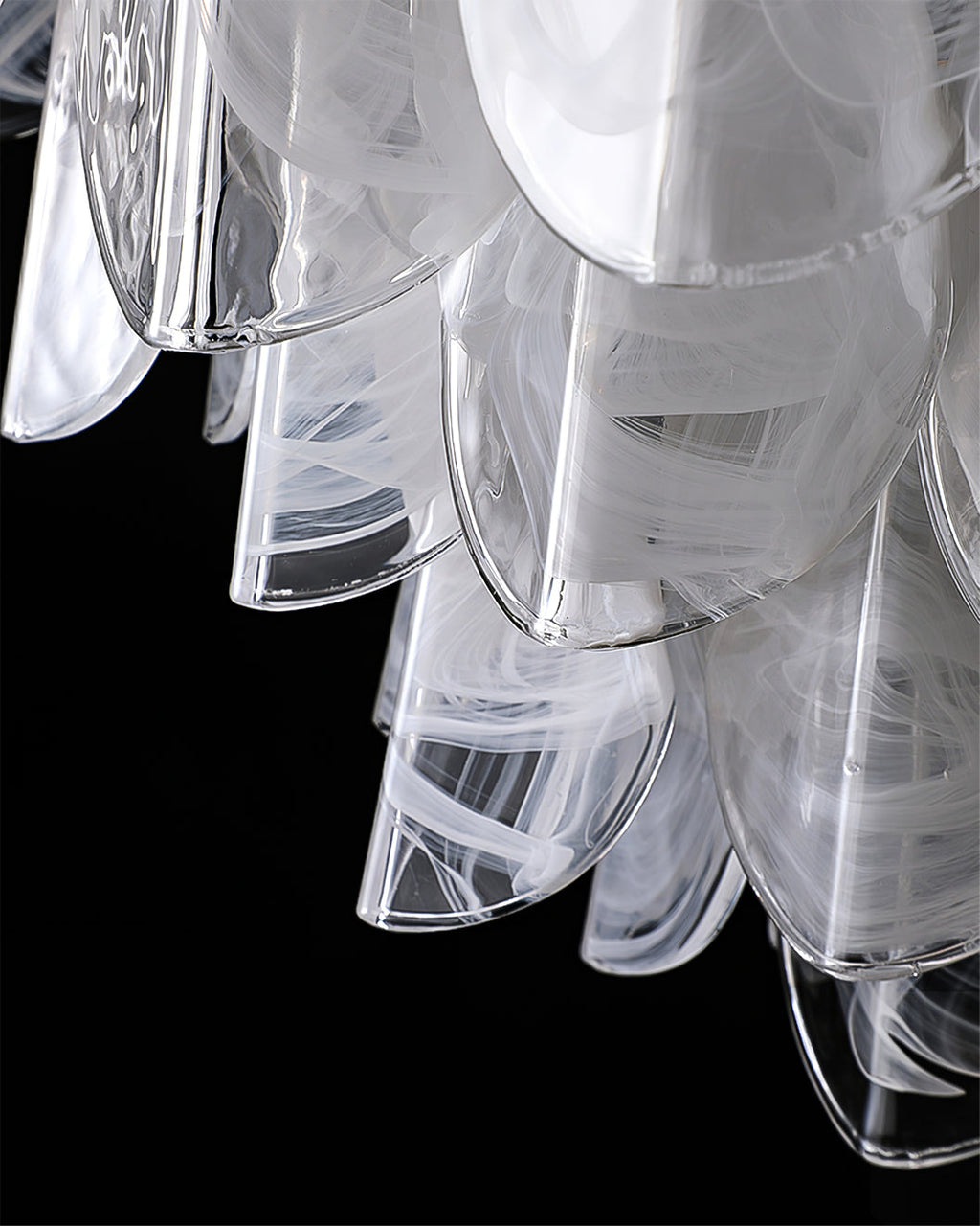 Camden Crystal Cascade Light Fixture