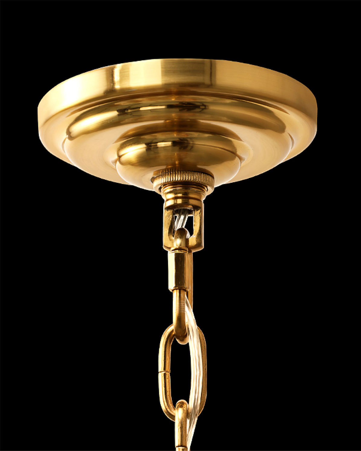 Camden Crystal Cascade Light Fixture