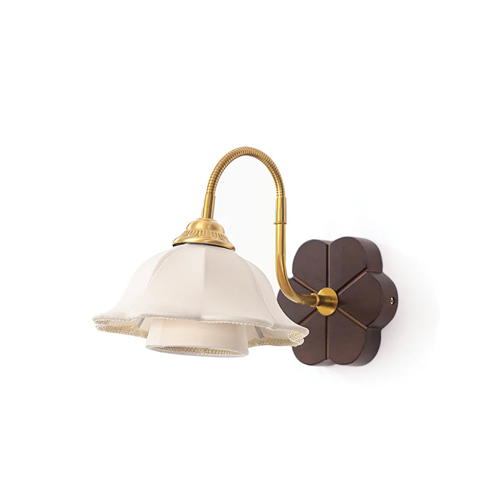 CHARLESTON FLORAL EMBELLISHED WALL SCONCE