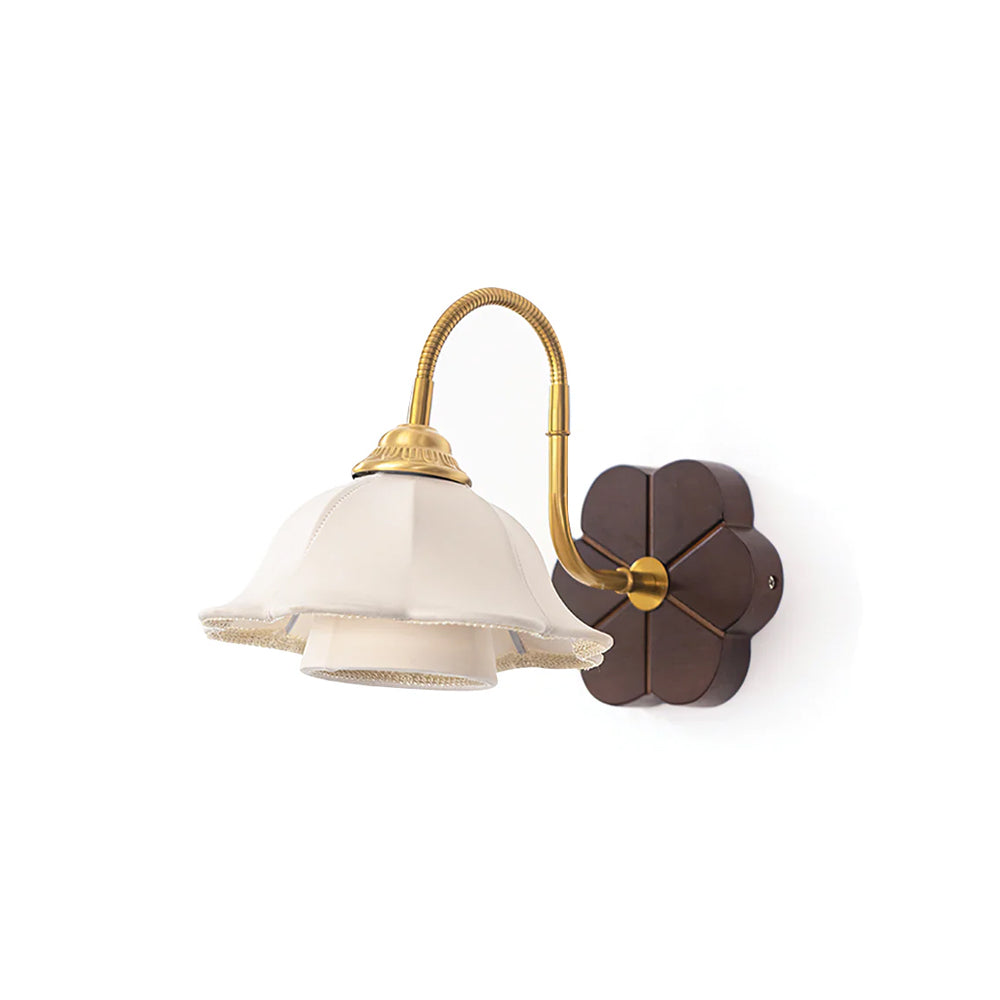 CHARLESTON FLORAL EMBELLISHED WALL SCONCE