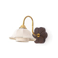 CHARLESTON FLORAL EMBELLISHED WALL SCONCE