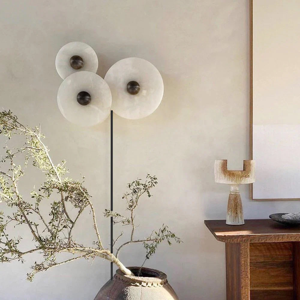 WINTHROP CIRCULAR ALABASTER WALL ILLUMINATOR
