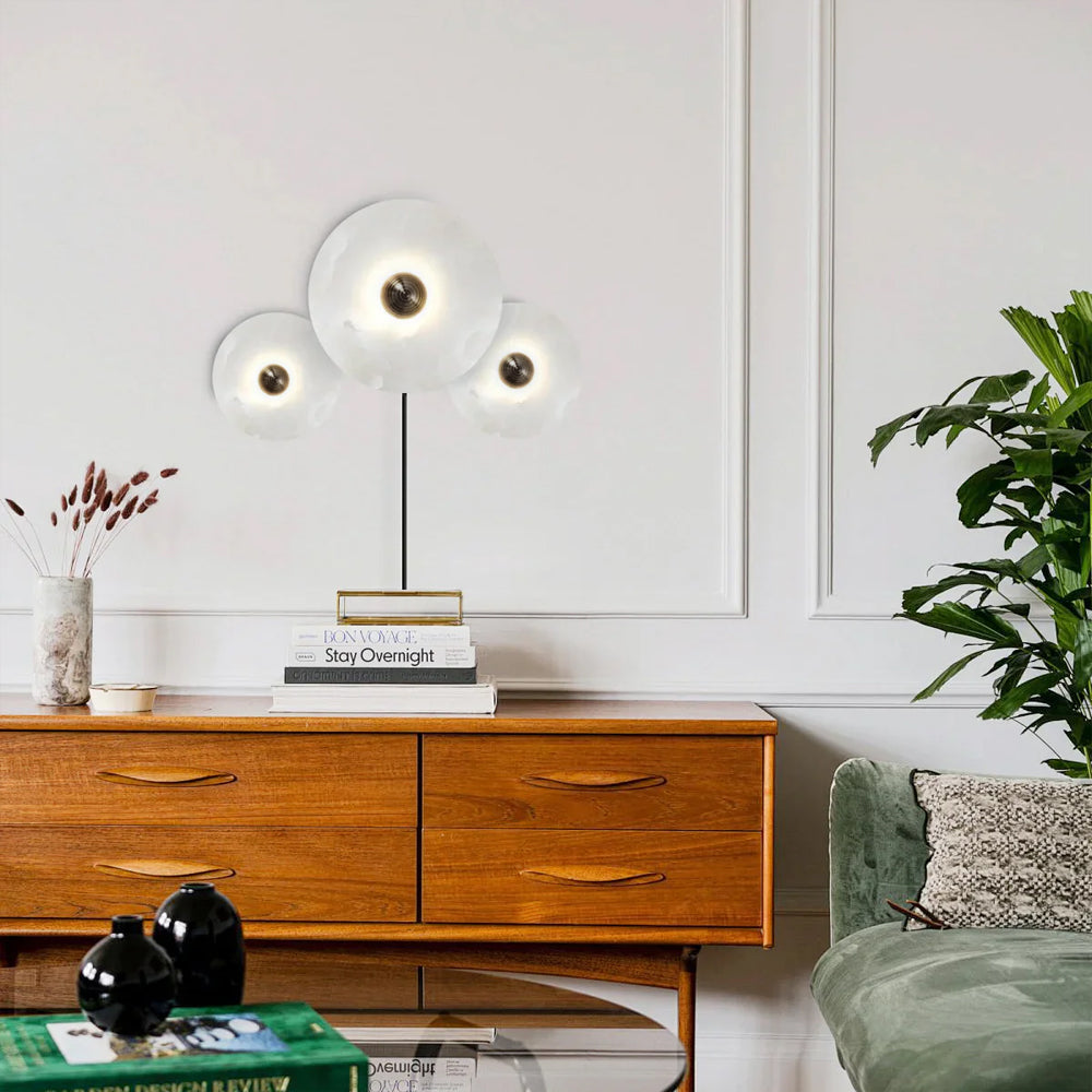 WINTHROP CIRCULAR ALABASTER WALL ILLUMINATOR