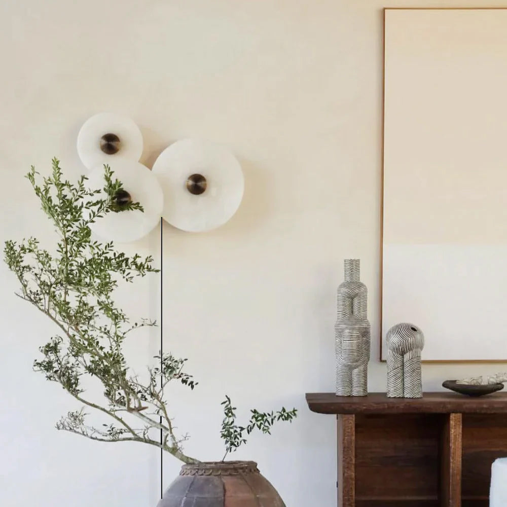 WINTHROP CIRCULAR ALABASTER WALL ILLUMINATOR