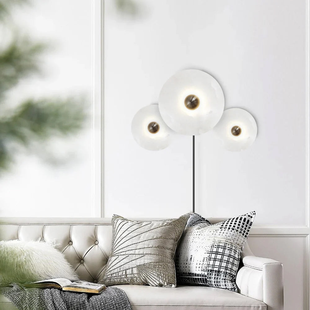 WINTHROP CIRCULAR ALABASTER WALL ILLUMINATOR