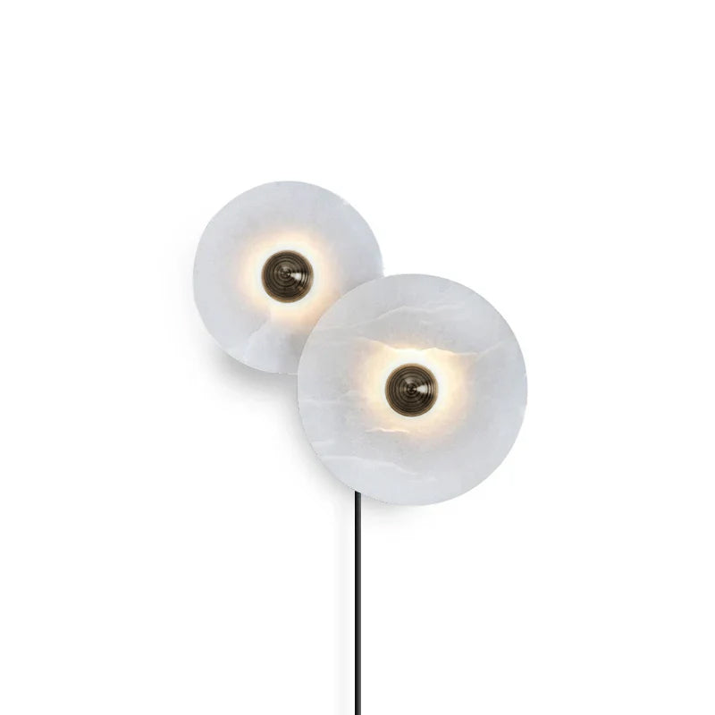 WINTHROP CIRCULAR ALABASTER WALL ILLUMINATOR