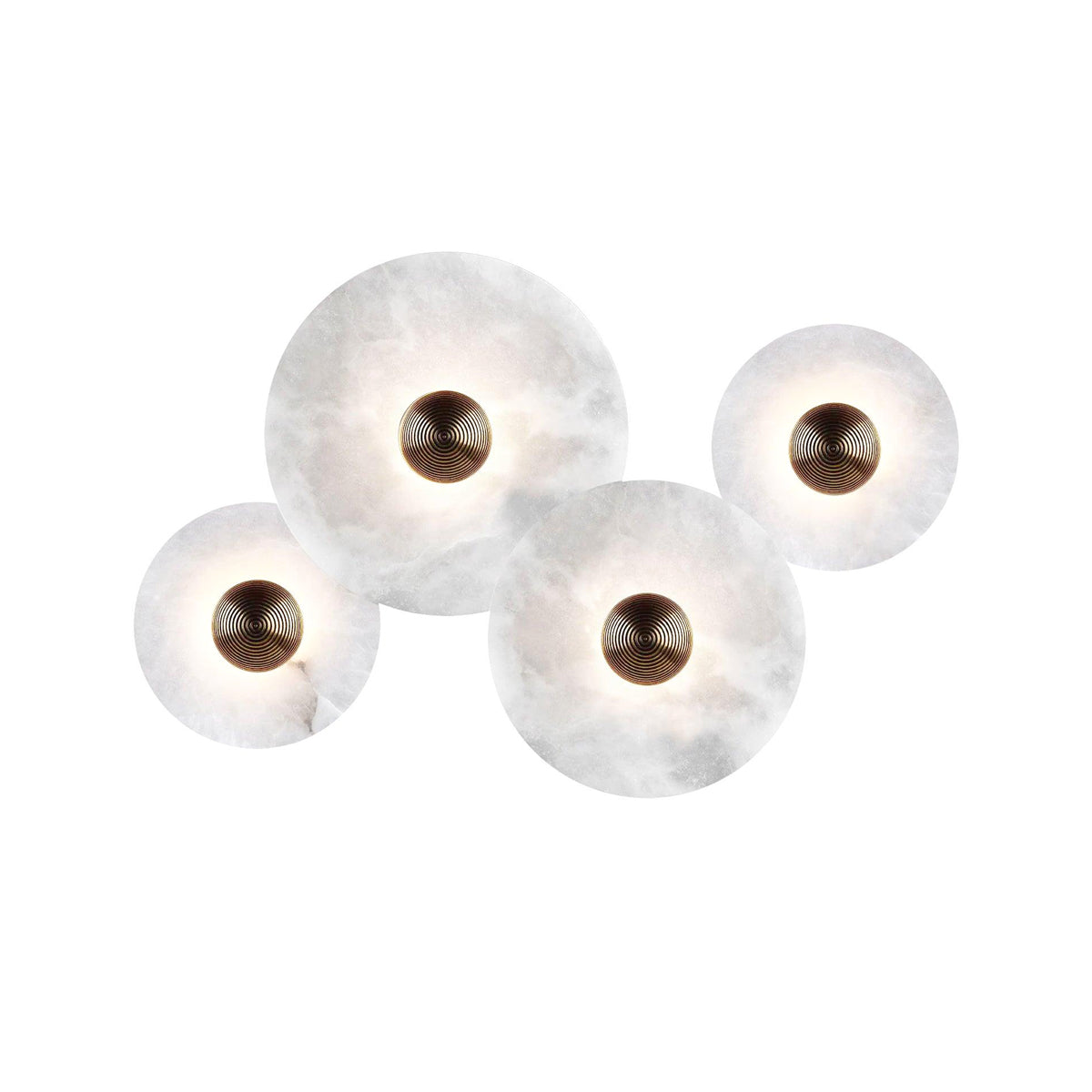 WINDSOR CIRCLE ALABASTER WALL SCONCE
