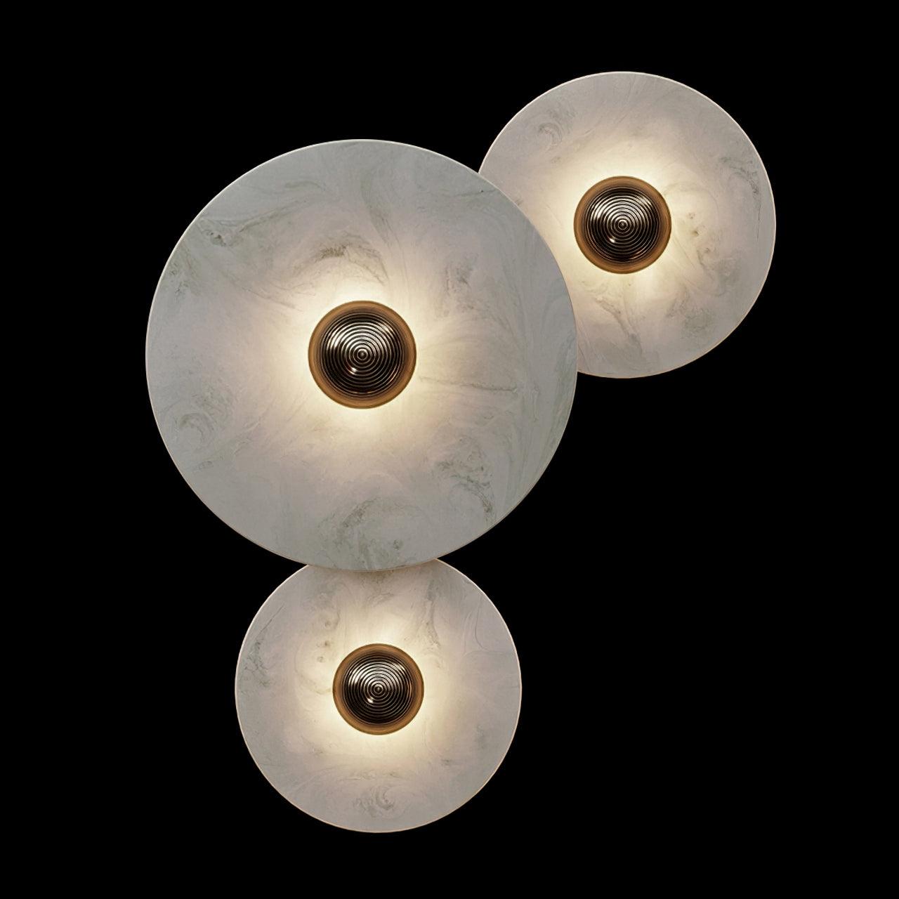 WINDSOR CIRCLE ALABASTER WALL SCONCE
