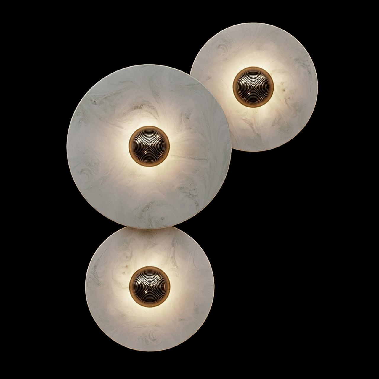 WINDSOR CIRCLE ALABASTER WALL SCONCE